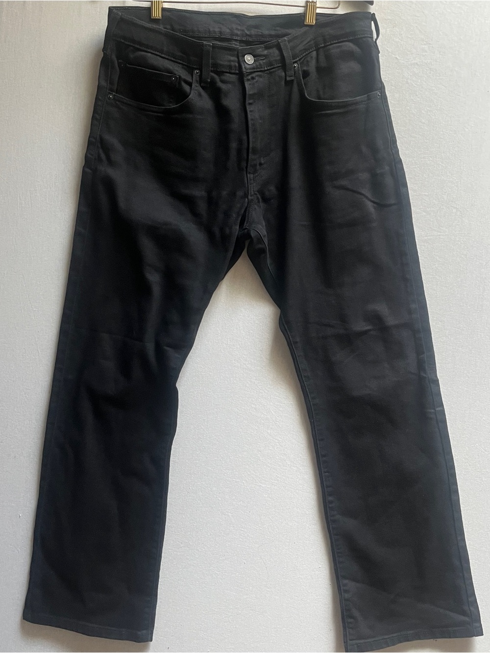 Levi's 517 Bootcut Black Stretch Denim Jeans Men's Size 34